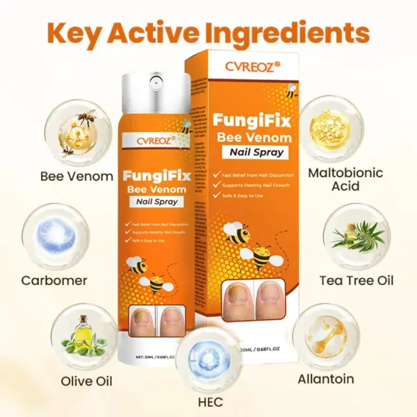 CVREOZ® FungiFix Bee Venom Nail Spray