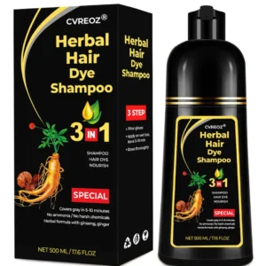 Cvreoz® 3-in-1 Black Hair Dye Shampoo