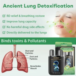 ✅Official Store| 𝐂𝐯𝐫𝐞𝐨𝐳® 𝐇𝐞𝐫𝐛𝐚𝐥 𝐋𝐮𝐧𝐠 𝐂𝐥𝐞𝐚𝐧𝐬𝐢𝐧𝐠 𝐈𝐧𝐡𝐚𝐢𝐞𝐫(🫁Cough, wheezing, shortness of breath, sputum, stuffy nose, bronchitis, bronchitis, allergy symptoms, lung discomfort💝)