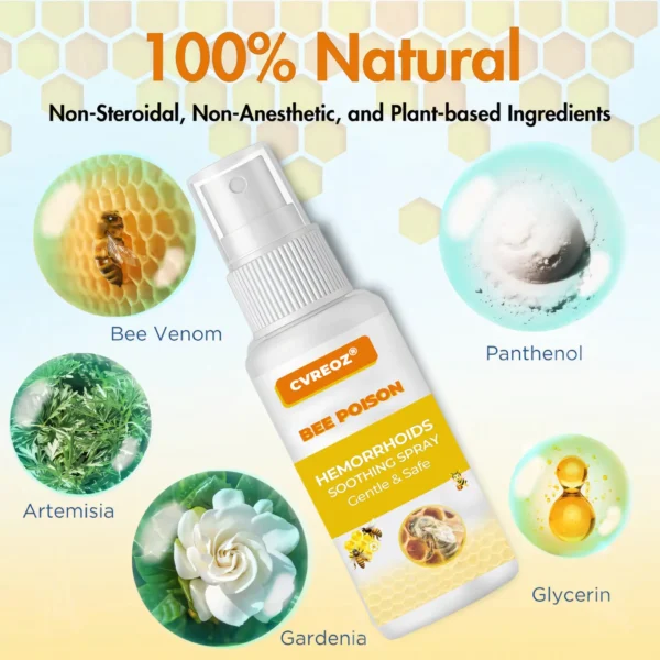 CVREOZ® Hemorrhoids Bee Poison Soothing Spray