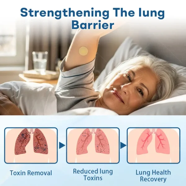 Cvreoz® DoubleNano Advanced Lung Detox Patch for Relief