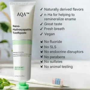 AQA™ Fluoride-Free Nano Hydroxyapatite Toothpaste